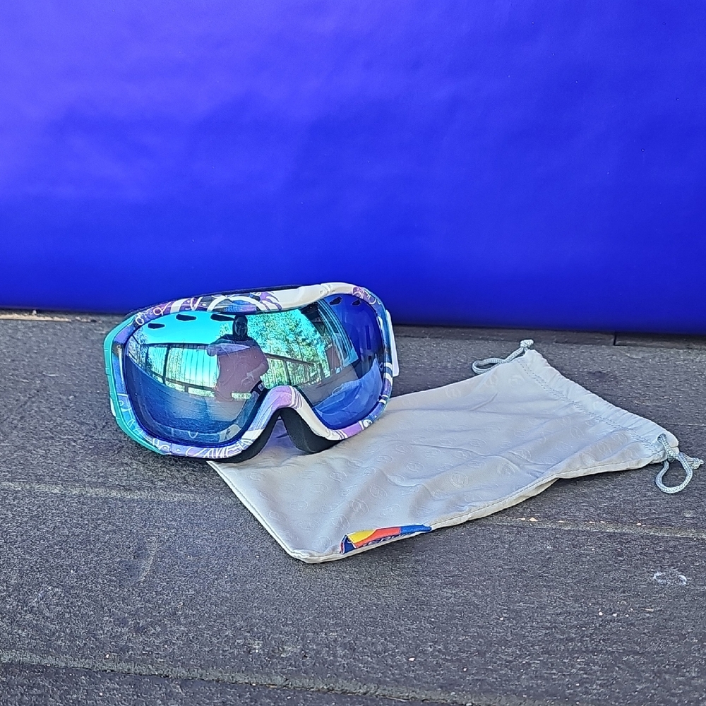 Optic Nerve Women's Glasses with Blue and White Frame
